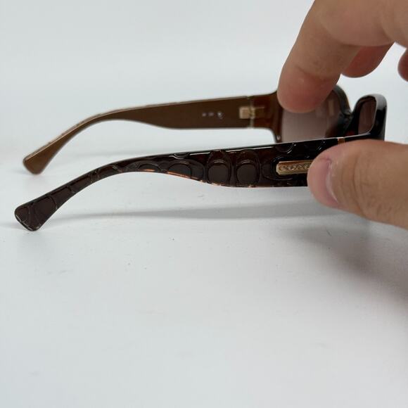 Coach Eyeglasses Frame S3011 Brown 55 16 120 Full Rim H19570 - Picture 4 of 7